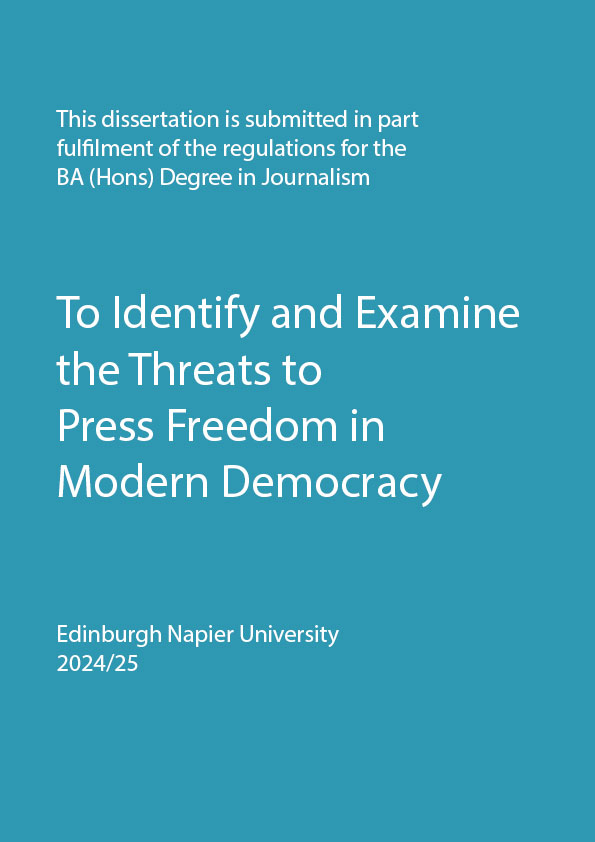 My dissertation for my degree